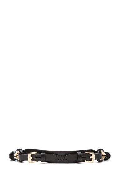 McQ Alexander McQueen Tube Belt in Black | FWRD