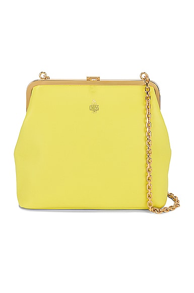 Mark Cross Susanna Frame Pouch Bag in Citron FWRD