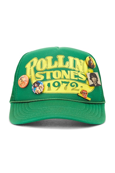 Madeworn Rolling Stones 1972 Hat in Green | FWRD