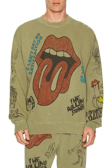 Rolling Stones Sketch Classic Crew Sweatshirt