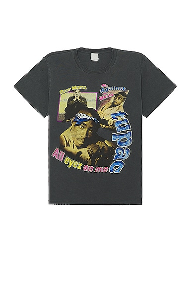 Tupac T-shirt in Grey