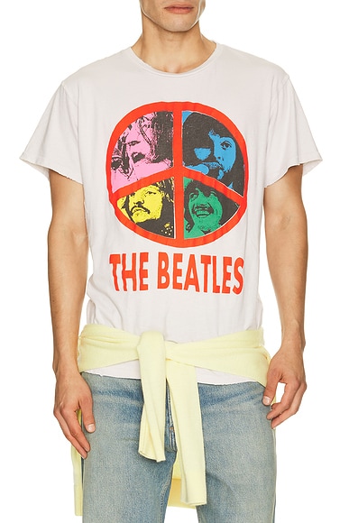 Madeworn Beatles Tee in Vintage White