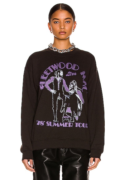 Madeworn Fleetwood Mac Sweatshirt in Coal | FWRD