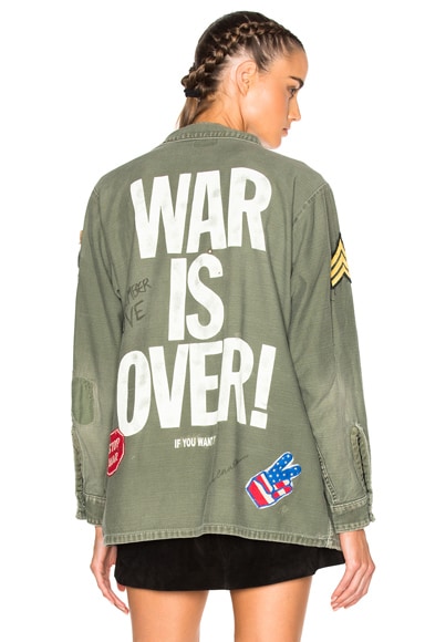 made worn メイドウォーン　ミリタリージャケット　ジョンレノン　XS Madeworn John Lennon Jacket in Army | FWRD