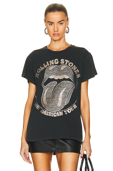 Madeworn the Rolling Stones T-shirt in Black