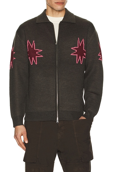 Kiki Zip Knit Long Sleeve Polo