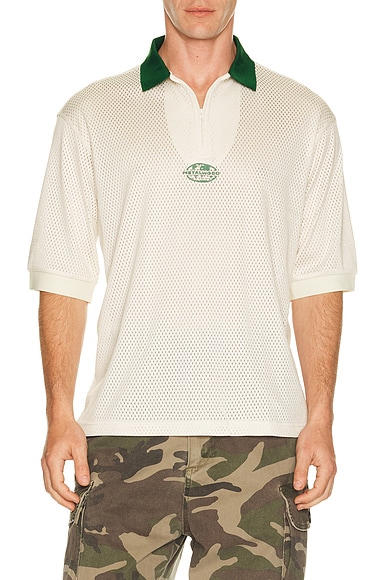 Quarter Zip Jersey Polo