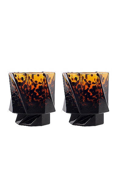 MAX ID NY Ghost Tumbler Pair in Leopard