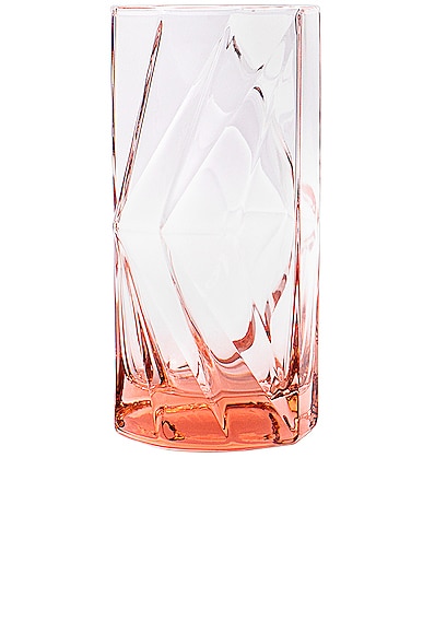 Shop Max Id Ny Ghost Highball Glass Pair In Pink