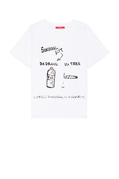 Members of the Rage Classic Survival Kit T-Shirt in Off White