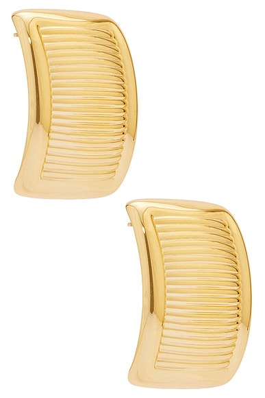 Planche Earrings in 14k Gold Plated