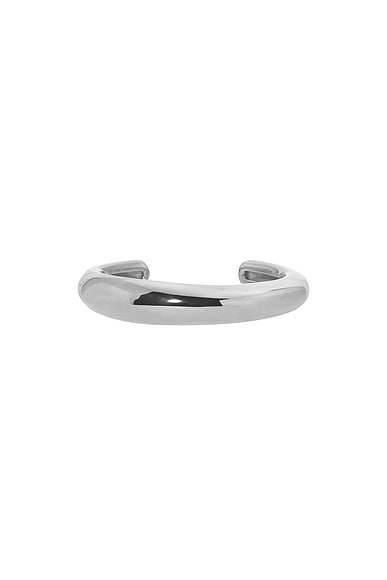 MEGA The Classic Cuff Bracelet in Brass & Sterling Vermeil