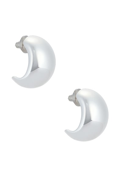 MEGA Bulles Earrings in Brass & Sterling Vermeil