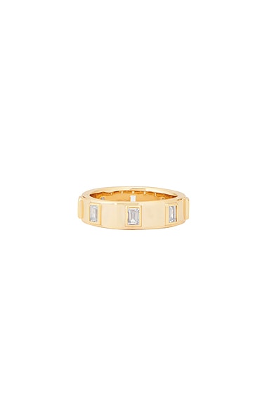 MEGA Chambers Ring in 14k Yellow Gold Plated