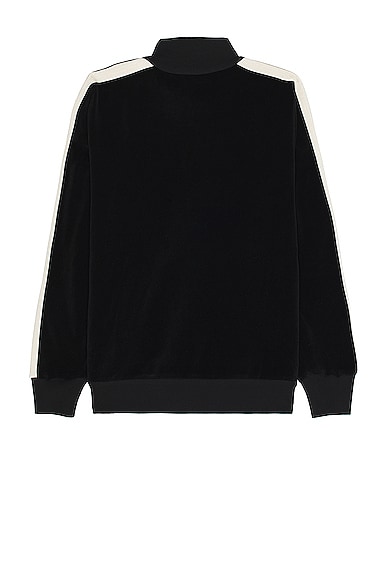 Shop Moncler Genius X Palm Angels Zip Up Sweater In Black