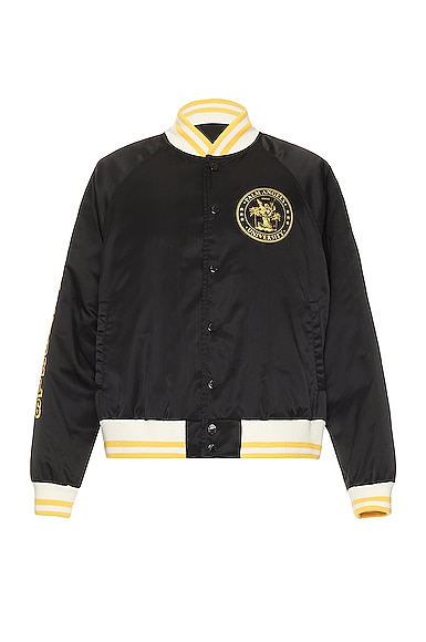 8 Moncler Palm Angels Bucyk Bomber Jacket in Black