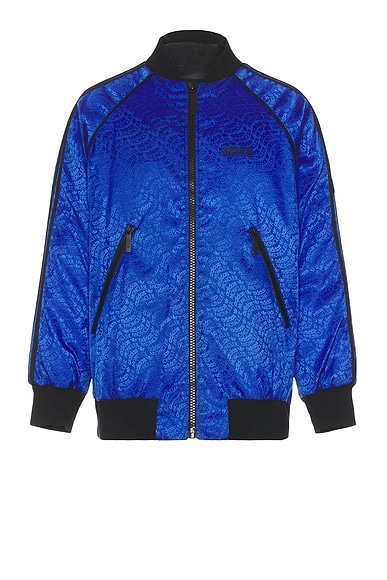 Moncler Genius x Adidas Seelos Bomber Jacket in Blue