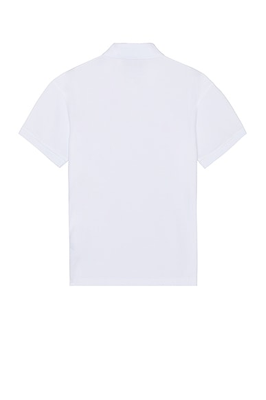 Shop Moncler Genius X Palm Angels Short Sleeve Polo In White