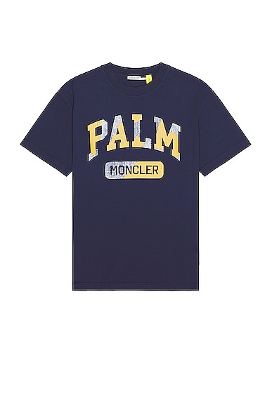 Moncler Genius X Palm Angels Palm T-shirt In Blue