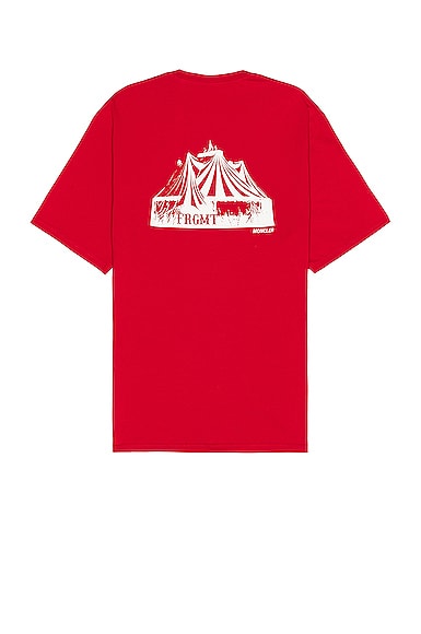 Shop Moncler Genius X Fragment Ss T-shirt In Red