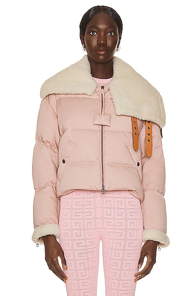 Shop Moncler Genius 1 Moncler Jw Anderson Penygardner Denim Jacket In Pink