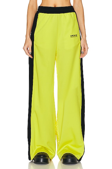 Moncler Genius X Adidas Wide-leg Track Pants In Yellow