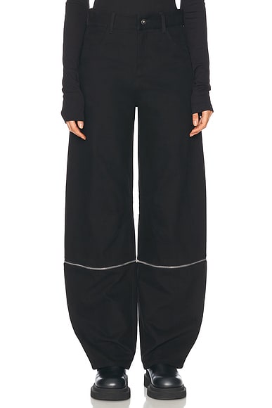 パンツ MONCLER GENIUS Moncler x Willow Smith pants Black Moncler Genius X Willow Smith Wide Leg Trouser in Black | FWRD