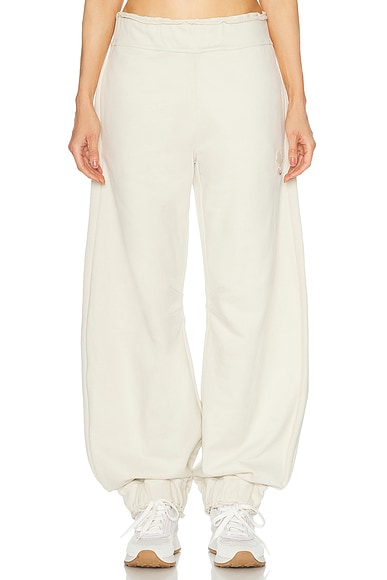 Moncler Genius X Willow Smith Wide Leg Jogger in Cream
