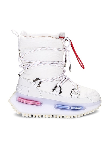 Moncler Genius x Adidas Nmd Mid Ankle Boots in White