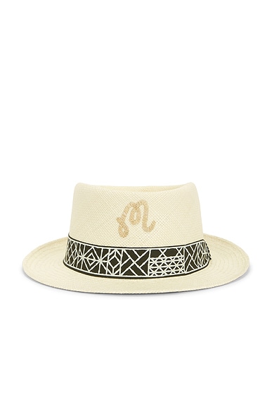 Malbon Guarapo Straw Hat in Straw