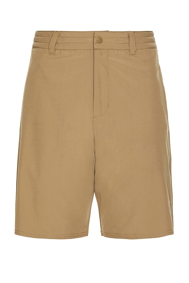 Malbon Golf Tonino Hybrid Short in Dark Khaki