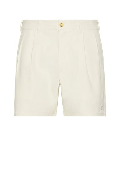 Malbon Golf Classic Pleated Short in Sand