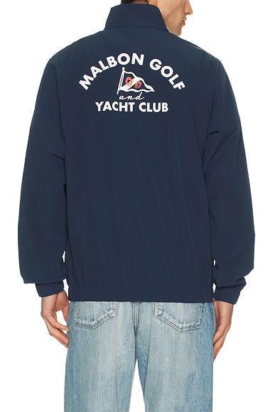 Malbon Golf Cypress Yacht Club Anorak in Navy