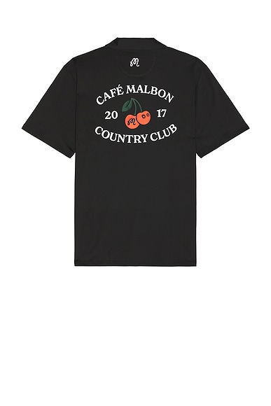 Malbon Golf x REVOLVE Cafe Du Malbon Polo in Black