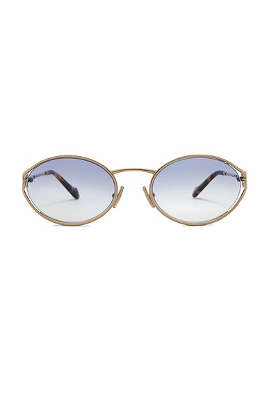 Oval Metal Sunglasses