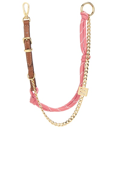 Miu Miu Trick Bag Charm in Cognac & Tamaris