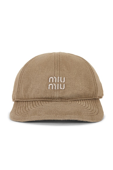Drill Washed Soft Calf Baseball Cap