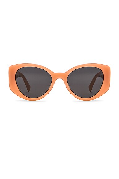 Miu Miu Two Tone Temple Bold Sunglasses in Blush