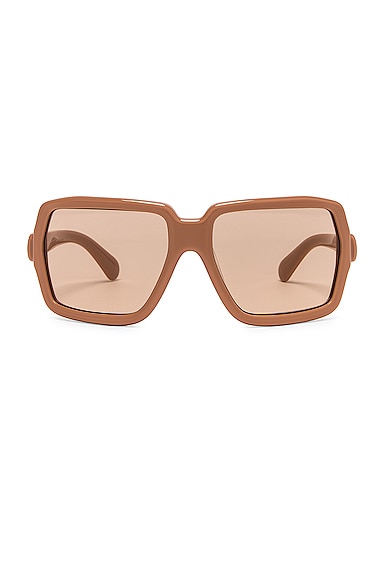 Miu Miu Shield Sunglasses in Brown
