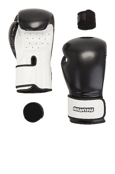 Miu Miu Boxing Set in Black