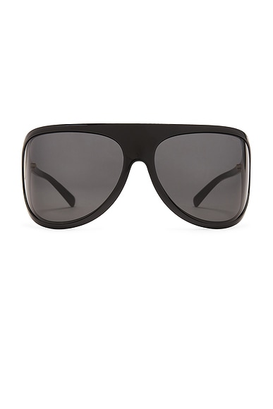 Miu Miu Shield Sunglasses in Black