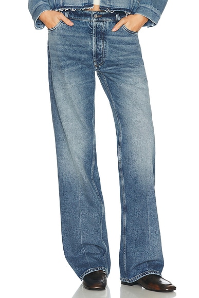 Miu Miu Wide Leg in Bleu