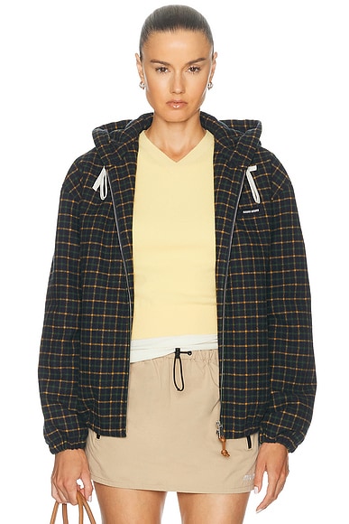 Check Color Padded Jacket