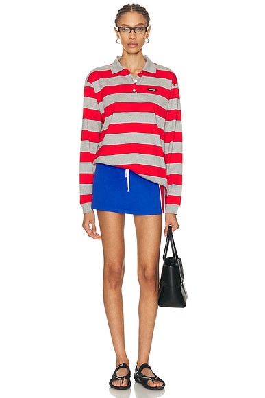 Long Sleeve Polo Top