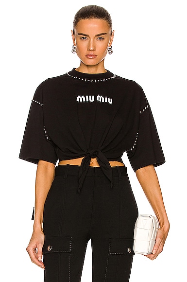 Logo Short Sleeve Tie T-Shirt