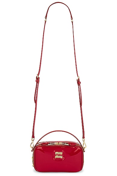 Miu Miu Vernice Bag in Rosso | FWRD