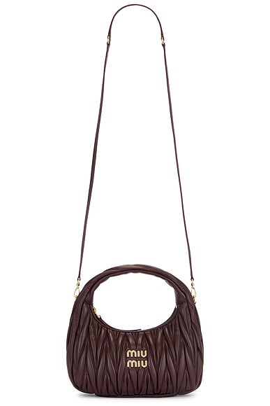 Miu Miu Wander Matelasse Bag in Radica