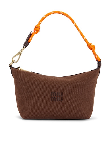 Gabardine Nastro Top Handle Bag