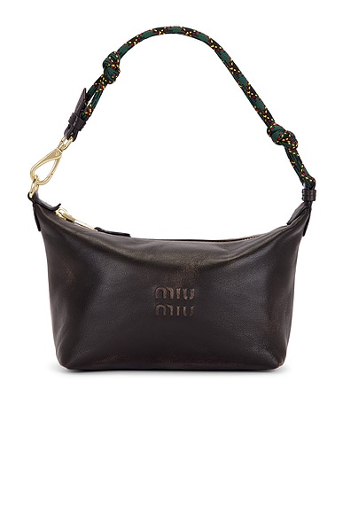 Nappa Old Nastro Tartan Top Handle Bag
