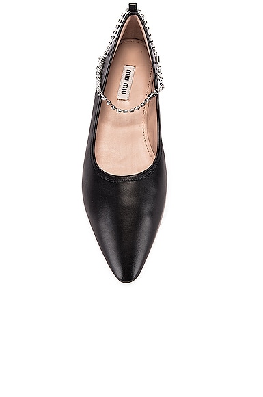 miu miu jeweled flats